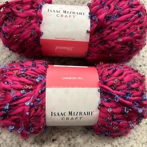 Isaac Mizrahi craft yarn pink
